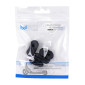 SUPPORT/PASSE CABLE TROTTINETTE POUR XIAOMI M365, ESSENTIAL, 1S, PRO, PRO 2, MI 3 SILICONE NOIR (VENDU PAR 4) -P2R- 3700948296929