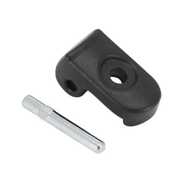 LOQUET/BLOCAGE CHARNIERE DE VERROUILLAGE POUR TROTTINETTE XIAOMI M365, 1S, ESSENTIAL, PRO, PRO 2 ZINC NOIR (AVEC GOUPILLE) (VENDU A L'UNITE) -P2R- 3700948296523