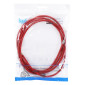 TRANSMISSION DE FREIN POUR TROTTINETTE XIAOMI MI 4 PRO ROUGE 1,90 M (CABLE + GAINE) -P2R- 3700948296677