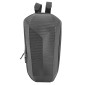 SAC/SACOCHE DE RANGEMENT ETANCHE POUR TROTTINETTE FIXATION GUIDON COQUE RIGIDE 4L NOIR -P2R- 3700948296950