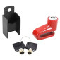 ANTIVOL MINI BLOQUE DISQUE POUR TROTTINETTE ROUGE (INCLUS SUPPORT DE FIXATION) 3700948296967