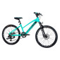 VELO MUSCULAIRE VTT 24 LEADER FOX CAPITAN 2025 FILLE VERT MAT 8V (TAILLE ENFANT 135 à 145 cm) 8592826103048