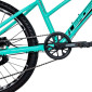 VELO MUSCULAIRE VTT 24 LEADER FOX CAPITAN 2025 FILLE VERT MAT 8V (TAILLE ENFANT 135 à 145 cm) 8592826103048