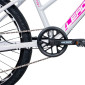 VELO MUSCULAIRE VTT 24 LEADER FOX CAPITAN 2025 FILLE BLANC/ROSE MAT 8V (TAILLE ENFANT 135 à 145 cm) 8592826101662