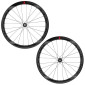 ROUES ROUTE DISQUE 700 FULCRUM WIND 400 CARBONE NOIR CENTERLOCK CASSETTE SHIMANO 11/10 V (PAIRE)