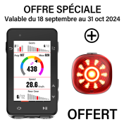 GPS / COMPTEUR IGPSPORT IGS630S COULEUR AVEC VITESSE, ALTIMETRE, TEMPERATURE COMPATIBLE STRAVA ET GROUPE SHIMANO DI2, SRAM E-TAP ET CAMPAGNOLO EPS - Option : CAPTEUR CADENCE, VITESSE ET CARDIO 6970817350961