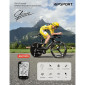 GPS / COMPTEUR IGPSPORT BCS100S COULEUR AVEC VITESSE, ALTIMETRE, TEMPERATURE COMPATIBLE STRAVA - Option : CAPTEUR CADENCE, VITESSE ET CARDIO 6970817350473