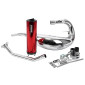 POT 50 A BOITE VOCA CROSS CHROMED POUR BETA 50 RR 2021> (PASSAGE HAUT DROIT - SILENCIEUX ALU ROUGE) 3700948285138