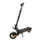 TROTTINETTE/SCOOTER ELECTRIQUE SMARTGYRO RYDER ROUES 10 POUCES MOTEUR 48V 1000W BATTERIE LITHIUM 48V 17,5Ah AUTONOMIE JUSQU'A 75km SUSPENSION AV/AR FREIN DISQUE AV/AR NOIR/MARRON (PLIABLE) 8435089037883