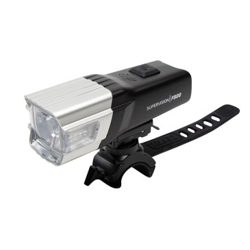 ECLAIRAGE VELO USB AVANT SUR CINTRE ZEFAL SUPERVISION F800 LUMENS NOIR 3420586602110