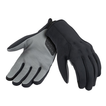 GANTS AUTOMNE/HIVER TUCANO FEMME SPRINT HYDROSCUD NOIR/GRIS ETANCHE T 8 (S) (HOMOLOGUE CE EN13594:2015)(COMPATIBLE ECRAN TACTILE) 8026492187670