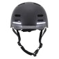 CASQUE VELO ADULTE NEWTON CITY V3 NOIR MAT IN-MOLD AVEC VISIERE ET LOCK TAILLE 55-58 AVEC SYSTEME ECLAIRAGE AVANT ARRIERE INTEGRE EN USB (VENDU EN BOITE) 3700948285756