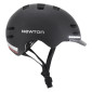 CASQUE VELO ADULTE NEWTON CITY V3 NOIR MAT IN-MOLD AVEC VISIERE ET LOCK TAILLE 55-58 AVEC SYSTEME ECLAIRAGE AVANT ARRIERE INTEGRE EN USB (VENDU EN BOITE) 3700948285756