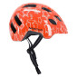 CASQUE VELO ENFANT NEWTON STARS ORANGE IN MOLD AVEC LOCK TAILLE 48-52 (VENDU EN BOITE) 3700948285770