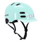 CASQUE VELO ADULTE NEWTON CITY V4 VERT PASTEL IN-MOLD AVEC ECLAIRAGE INTEGRE ET VISIERE ET LOCK TAILLE 55-58 (VENDU EN BOITE) 3700948285831