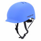 CASQUE VELO ADULTE NEWTON CITY URBAN BLEU MAT IN-MOLD AVEC VISIERE ET LOCK TAILLE 55-58 (VENDU EN BOITE) ECLAIRAGE INTEGRE SUR MOLETTE REGLAGE 3700948285732