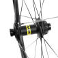 ROUE ROUTE DISQUE 700 MAVIC KSYRIUM 30 AVANT CENTERLOCK TUBELESS READY AXE TRAVERSANT 12/100 NOIR JANTE 622-19 3701380914396