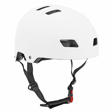 CASQUE VELO/TROTTINETTE ADULTE URBAIN/CITY CB01 BLANC TAILLE M REGLAGE MOLETTE - SELECTION P2R- 8435764421853