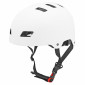 CASQUE VELO/TROTTINETTE ADULTE URBAIN/CITY CB01 BLANC TAILLE M REGLAGE MOLETTE - SELECTION P2R- 8435764421853