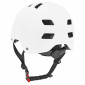 CASQUE VELO/TROTTINETTE ADULTE URBAIN/CITY CB01 BLANC TAILLE M REGLAGE MOLETTE - SELECTION P2R- 8435764421853