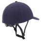 CASQUE VELO/TROTTINETTE ADULTE URBAIN/CITY CP01 AVEC CASQUETTE TEXTILE BLEU TAILLE M/L REGLAGE MOLETTE - SELECTION P2R- 8435764421891