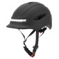 CASQUE TROTTINETTE ADULTE CITY CP02 NOIR ECLAIRAGE INTEGRE TAILLE UNIVERSELLE REGLAGE MOLETTE - SELECTION P2R- 8435764421945