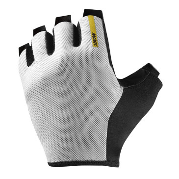 GANTS VELO COURT MAVIC ESSENTIAL GEL MI-SAISON BLANC S (PAIRE SUR CARTE) SANS VELCRO 0193128985615