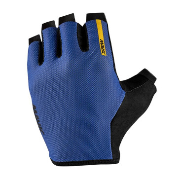 GANTS VELO COURT MAVIC ESSENTIAL GEL MI-SAISON BLEU M (PAIRE SUR CARTE) SANS VELCRO 0193128985103