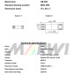 ROULEMENT MARWI 6902 2RS 15x28x7 CB-085 (VENDU PAR 10) COMPATIBLE MAVIC 8590966110858