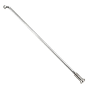 RAYON INOX ARGENT 2,6mm L130mm TETE COUDEE SAPIM AVEC ECROUS (VENDU A L'UNITE) 3700948301463