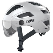 CASQUE VELO ADULTE ABUS URBAIN HYBAN 2.0 ACE BLANC POLAIRE TAILLE M (56-61cm) REGLAGE MOLETTE 4003318869976