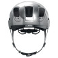 CASQUE VELO ADULTE ABUS URBAIN HYBAN 2.0 CHROME ARGENT TAILLE L (56-61cm) REGLAGE MOLETTE 4003318401978