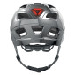 CASQUE VELO ADULTE ABUS URBAIN HYBAN 2.0 CHROME ARGENT TAILLE M (52-58cm) REGLAGE MOLETTE 4003318401848