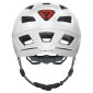 CASQUE VELO ADULTE ABUS URBAIN HYBAN 2.0 BLANC POLAIRE ECLAIRAGE INTEGRE TAILLE L (56-61cm) REGLAGE MOLETTE 4003318869037