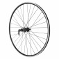 ROUE ROUTE PATIN BLOCAGE 700 CFX NOIR ARRIERE MOYEU NOIR CASSETTE TYPE SHIMANO 10/9/8V 32 RAYONS GALVA JANTE 13C 3700948301074