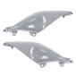 CARROSSERIE/CARENAGE MAXISCOOTER ADAPTABLE YAMAHA 125-300-400 XMAX 2018> GRIS NARDO (KIT 15 PIECES) -P2R- 3700948292662