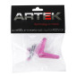 ARTEK CLUTCH ROD STOP 50 GEARBOX FOR MINARELLI 50 AM6/BETA 50 RR/RIEJU 50 MRT/SHERCO 50 SM-R, SE-R ALU CNC PINK 3700948292471