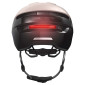 CASQUE VELO ADULTE ABUS PURL-Y ACE CHAMPAGNE OR ECLAIRAGE INTEGRE TAILLE L (56-61cm) REGLAGE MOLETTE 4003318979286