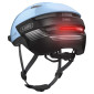 CASQUE VELO ADULTE ABUS PURL-Y ACE BLEU GLACIER ECLAIRAGE INTEGRE TAILLE L (57-61cm) REGLAGE MOLETTE 4003318979255