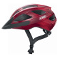 CASQUE VELO ADULTE ABUS ROUTE MACATOR ROUGE BORDEAUX TAILLE L (52-58cM) REGLAGE MOLETTE 4003318872389