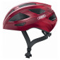 CASQUE VELO ADULTE ABUS ROUTE MACATOR ROUGE BORDEAUX TAILLE L (52-58cM) REGLAGE MOLETTE 4003318872389