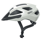 CASQUE VELO ADULTE ABUS VTT MACATOR BLANC PERLE TAILLE S (51-55cm) REGLAGE MOLETTE 4003318673313