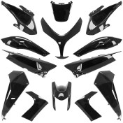 FAIRINGS/BODY PARTS FOR MAXISCOOTER YAMAHA 500 TMAX 2008>2011 BLACK GLOSS (13 PARTS KIT) 3700948046616