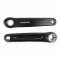 MANIVELLE DROITE + GAUCHE VAE / E-BIKE SHIMANO STEPS FC-EN500 NOIR 175mm (PAIRE) 4550170311636