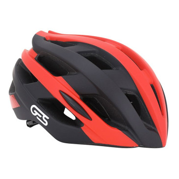 CASQUE VELO ADULTE GES ICON-12 ROUTE NOIR/ROUGE IN-MOLD TAILLE 54-58 FIT-SYSTEM (VENDU EN BOITE) - 21 AERATIONS (OFFRE SPECIALE) 8435274962020