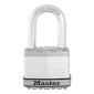 CADENAS A CLE MASTERLOCK EXCELL ACIER TRAITE ANTI-INTEMPERIES ANSE OCTOGONALE TOUGH-CUT LARGEUR 50mm, ANSE HAUTE 38mm, DIAM 9mm (DOUBLE VERROUILLAGE) (VENDU A L'UNITE) 3520190929884