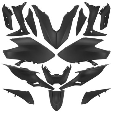 FAIRINGS/BODY PARTS FOR MAXISCOOTER YAMAHA 560 TMAX 2020> MATT BLACK (17 PARTS KIT) 3700948195222