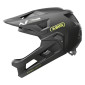 CASQUE VELO ENFANT VTT/BMX ABUS YOUDROP FF VELOURS NOIR TAILLE S (48-55cm) REGLAGE MOLETTE 4003318034190