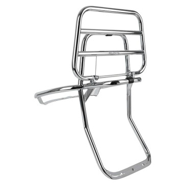 PORTE BAGAGE ARRIERE (4KG MAXI) CHROME ORIGINE PIAGGIO 125 VESPA PX 2007> -673718-