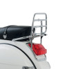 PORTE BAGAGE ARRIERE (4KG MAXI) CHROME ORIGINE PIAGGIO 125 VESPA PX 2007> -673718-